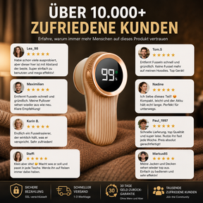Luvero - Elektrischer Fusselrasierer